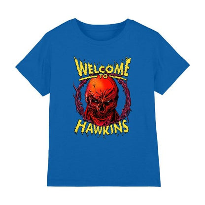 Front - Stranger Things Childrens/Kids Welcome To Hawkins Vecna T-Shirt