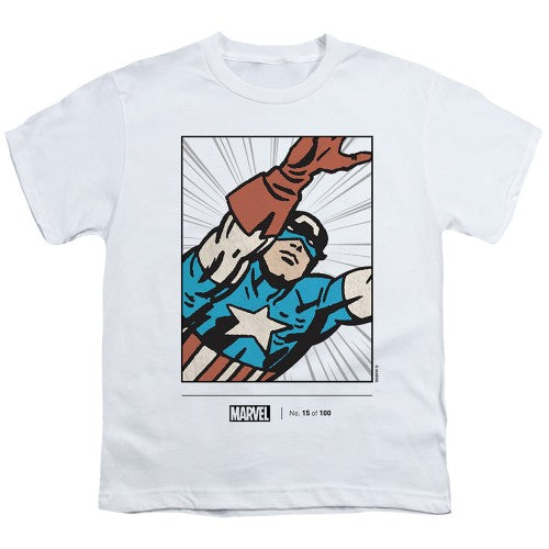 Front - Black Widow Childrens/Kids 100th Anniversary Edition T-Shirt