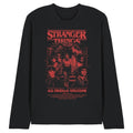Front - Stranger Things 5 Unisex Adult Group Horror Mind Flayer Movie Poster Long-Sleeved T-Shirt