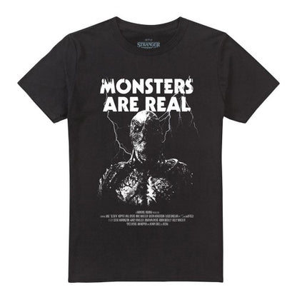 Front - Stranger Things 5 Unisex Adult Monsters Are Real Vecna T-Shirt