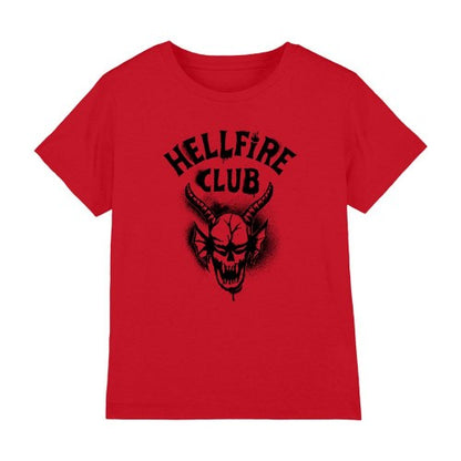 Front - Stranger Things Childrens/Kids Hellfire Spray Logo T-Shirt