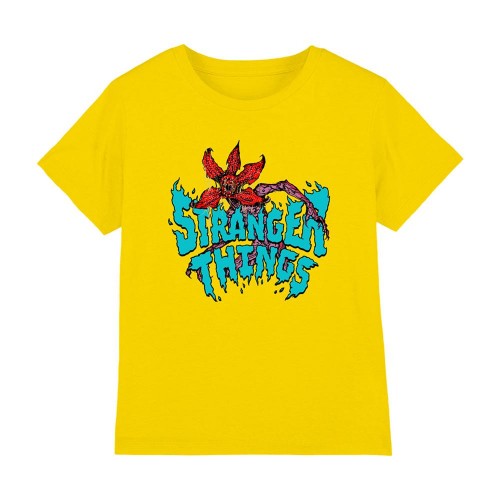 Front - Stranger Things Childrens/Kids Demogorgon Sketch T-Shirt