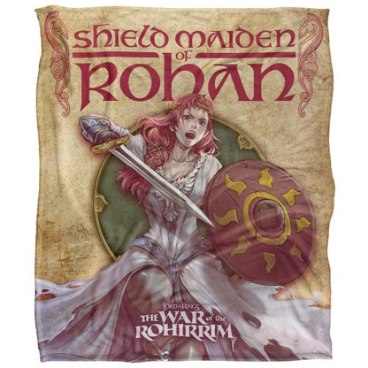 Front - Lord Of The Rings The War Of The Rohirrim Silky Hera Syndulla Supersoft Blanket