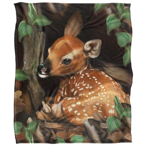 Front - Karen Lathan Silky Fawn Supersoft Blanket
