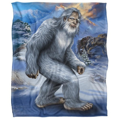 Front - JQ Licensing En Yeti Abominable Silky Snowman Supersoft Blanket