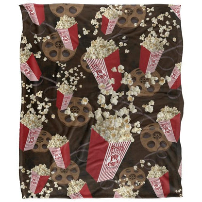 Front - JQ Licensing Silky Popcorn Supersoft Blanket