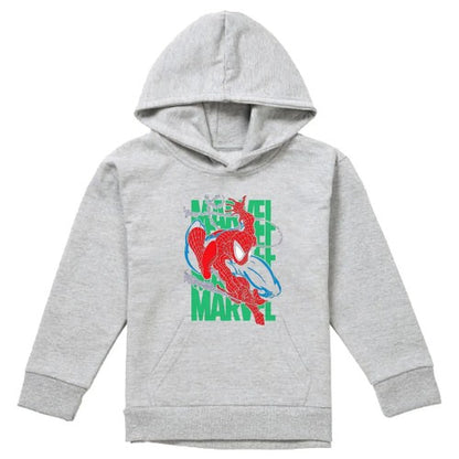 Front - Spider-Man Childrens/Kids Wall Crawling Hoodie