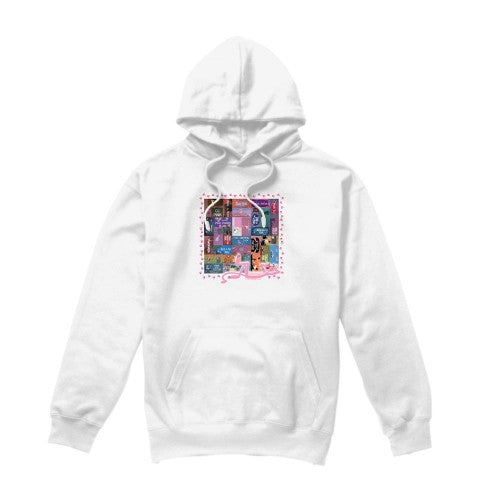 Front - Pink Panther Unisex Adult Titles Hoodie