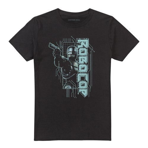 Front - Robocop Unisex Adult Murphy Split T-Shirt