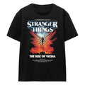 Front - Stranger Things 5 Womens/Ladies Rise Of Vecna Poster T-Shirt