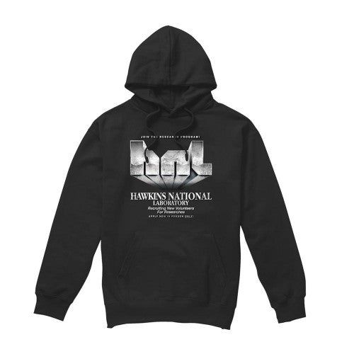 Front - Stranger Things Unisex Adult Hawkins Lab Logo Hoodie