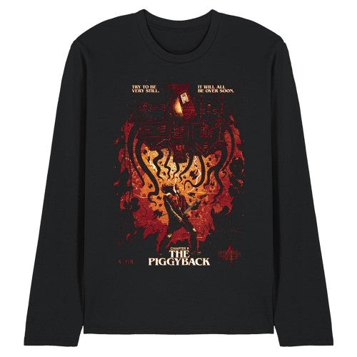 Front - Stranger Things 4 Unisex Adult Eddie Munson Poster Long-Sleeved T-Shirt