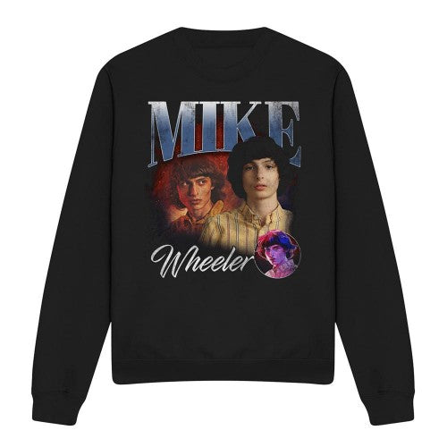 Front - Stranger Things Unisex Adult Mike Homage Sweatshirt