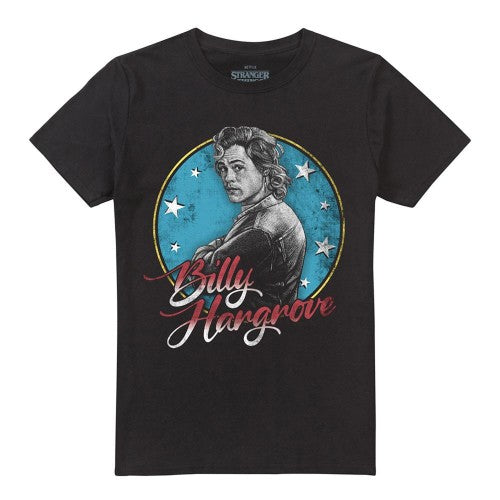 Front - Stranger Things Unisex Adult Billy Band T-Shirt