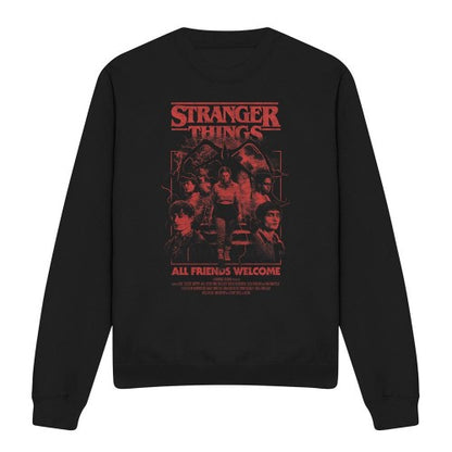 Front - Stranger Things Unisex Adult Mindflayer Poster Sweatshirt