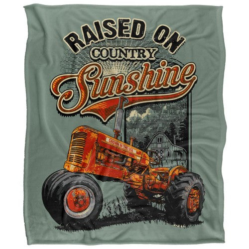 Front - JQ Licensing Silky Tractor Supersoft Blanket