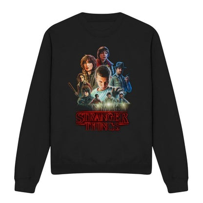 Front - Stranger Things Unisex Adult Poster Sweatshirt