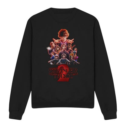 Front - Stranger Things Unisex Adult Season Two Poster Sweatshirt