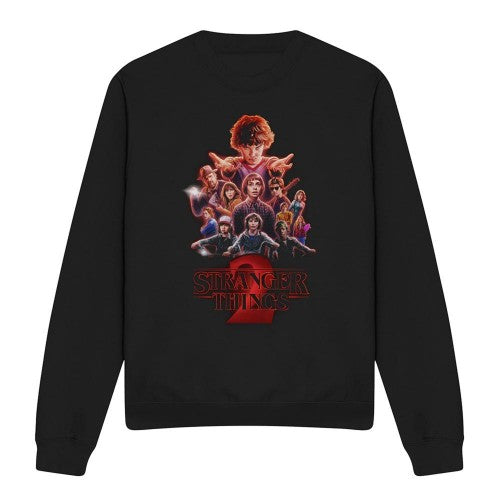Front - Stranger Things Unisex Adult Season Two Poster Sweatshirt