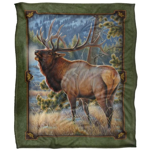 Front - JQ Licensing Silky Elk Supersoft Blanket
