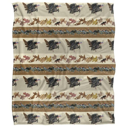Front - JQ Licensing Silky Autumn Leaf Supersoft Blanket