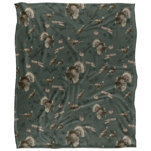 Front - JQ Licensing Silky Turkey Supersoft Blanket