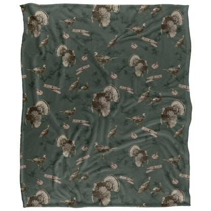 Front - JQ Licensing Silky Turkey Supersoft Blanket