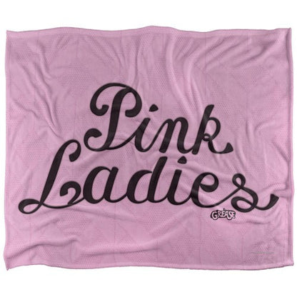 Front - Grease Pink Ladies Silky Supersoft Blanket