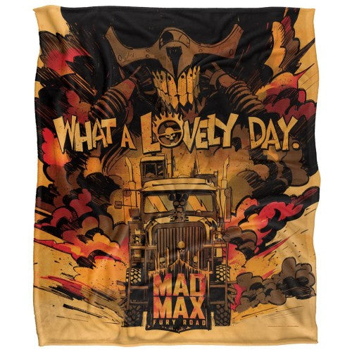 Front - Mad Max What A Lovely Day Silky Supersoft Blanket