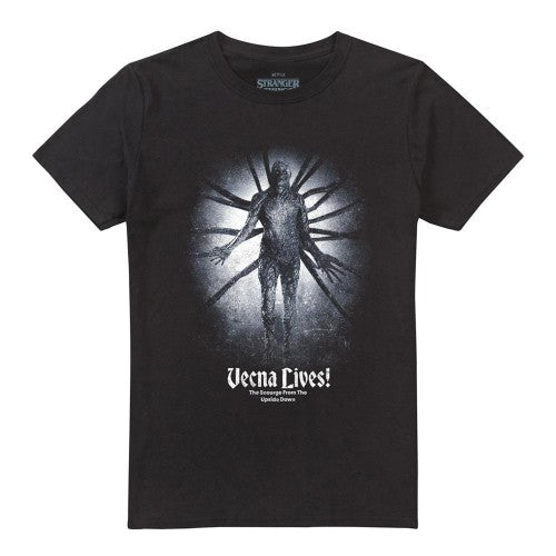 Front - Stranger Things Unisex Adult Vecna Lives Poster T-Shirt