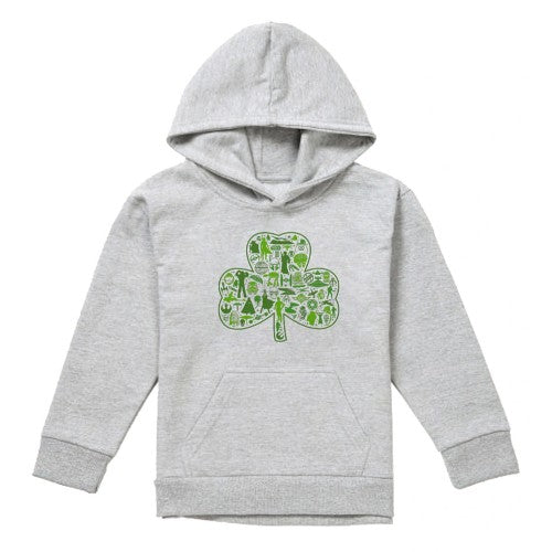Front - Star Wars Childrens/Kids Clover Heather St Patricks Day Hoodie