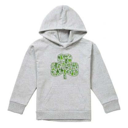 Front - Star Wars Childrens/Kids Clover Heather St Patricks Day Hoodie