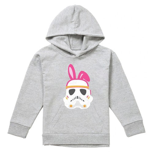 Front - Star Wars Childrens/Kids Stormtrooper Easter Bunny Heather Hoodie