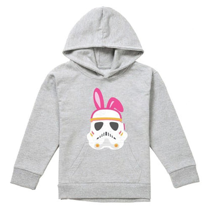Front - Star Wars Childrens/Kids Stormtrooper Easter Bunny Heather Hoodie
