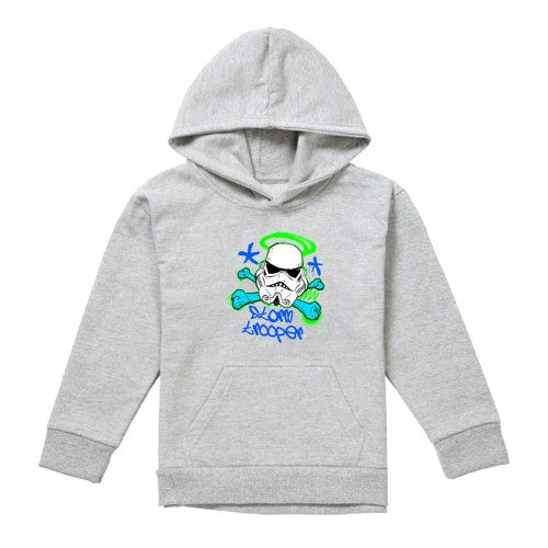 Front - Star Wars Childrens/Kids Stencil Heather Hoodie