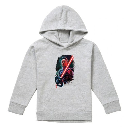 Front - Star Wars: Obi-Wan Kenobi Childrens/Kids Reva Painted Pull Over Hoodie