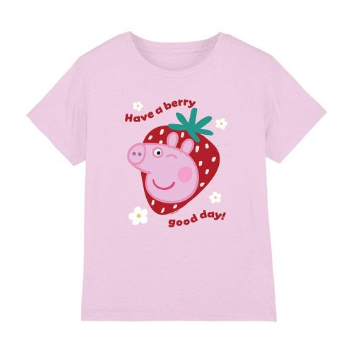 Front - Peppa Pig Childrens/Kids Good Day Berry T-Shirt