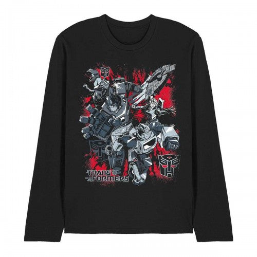 Front - Transformers Unisex Adult Generations Autobots Roll Out And Protect Long-Sleeved T-Shirt