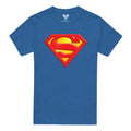 Front - Superman Mens Embossed Logo T-Shirt