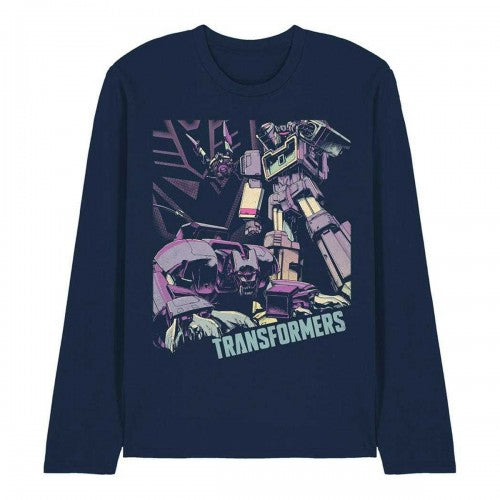 Front - Transformers Unisex Adult Generations Decepticon On The Hunt Soundwave Long-Sleeved T-Shirt