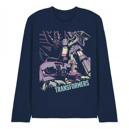 Front - Transformers Unisex Adult Generations Decepticon On The Hunt Soundwave Long-Sleeved T-Shirt