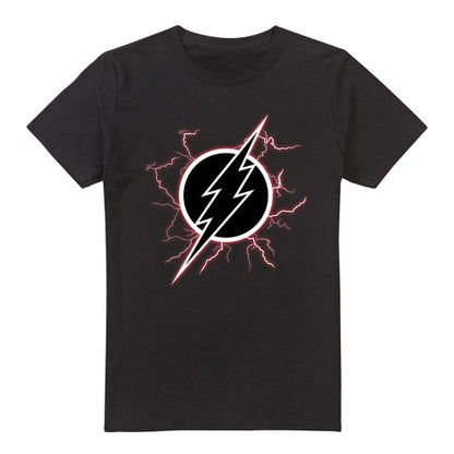 Front - The Flash Mens Lightning Logo T-Shirt