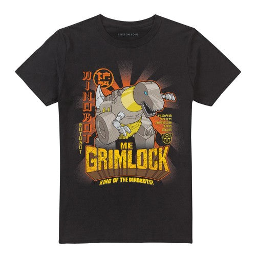 Front - Transformers Unisex Adult Generations Me Grimlock King Of The Dinobots T-Shirt