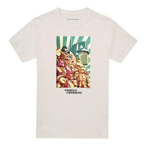 Front - Transformers Unisex Adult Autobots Assemble T-Shirt