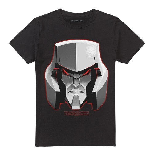 Front - Transformers Unisex Adult Generations Megatron Face T-Shirt