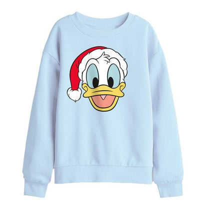 Front - Disney Childrens/Kids Donald Duck Christmas Sweatshirt