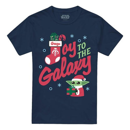 Front - Star Wars: The Mandalorian Unisex Adult Grogu Christmas T-Shirt