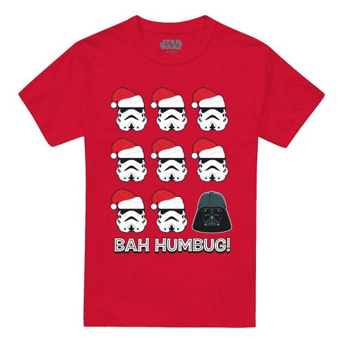 Front - Star Wars Unisex Adult Empire Bah Humbug T-Shirt