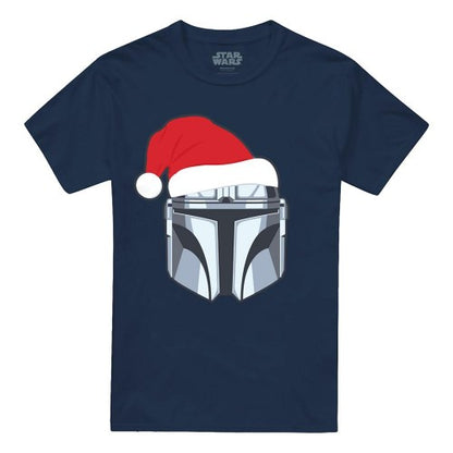 Front - Star Wars The Mandalorian Unisex Adult Mando Christmas T-Shirt