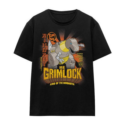 Front - Transformers Womens/Ladies Generations Me Grimlock King Of The Dinobots T-Shirt